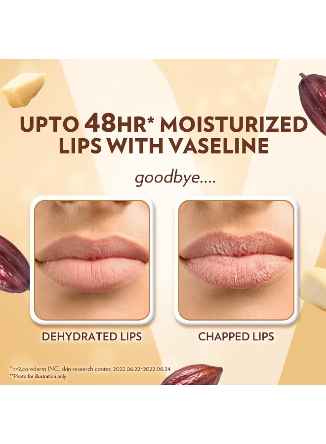 فازلين للعناية بالشفاه بزبدة الكاكاو، مرطب شفاه 4.8 غرام (عبوة من 3 قطع) - Image 3